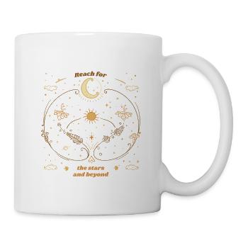 Atteindre les étoiles et au-delà de l’astronomie céleste - Mug blanc - blanc - Droite