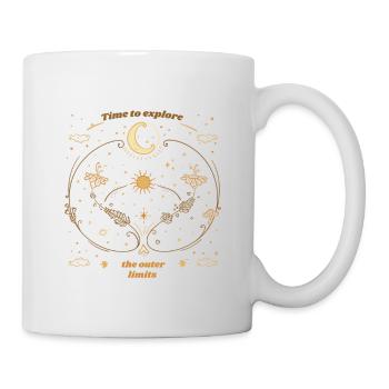 Time To Explore The Outer Limits Astronomy - Mug - white - Right