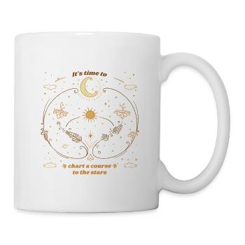 It's Time To Chart A Course To The Stars Astronomy - Mug - white - Right