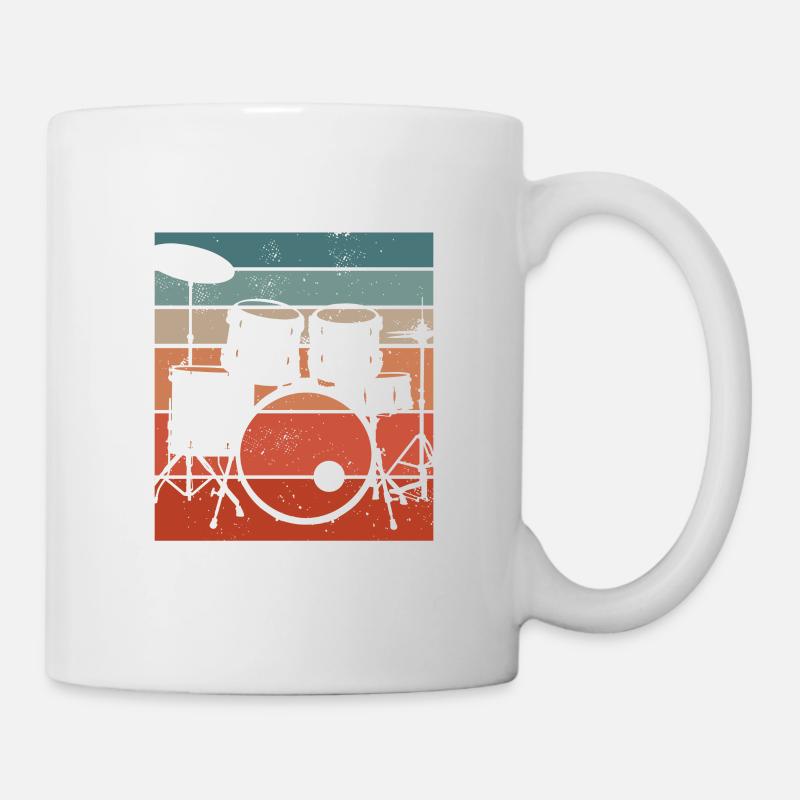 Je Peux Pas J'ai Batterie Batteur - Mug blanc - blanc