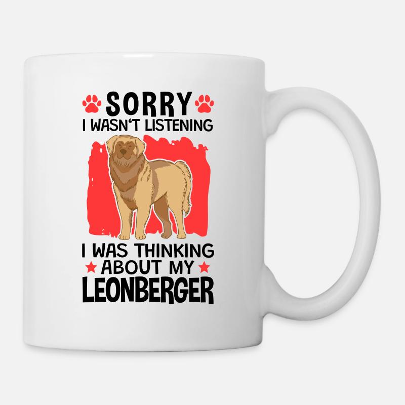 J’ai pensé à mon Leonberger Leonberger - Mug blanc - blanc