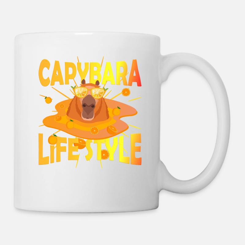 Style de vie Capy - Mug blanc - blanc