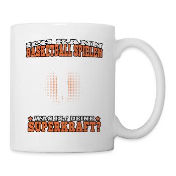 Basketball spielen Basketballer Basketballspieler - Tasse - Weiß - Rechts