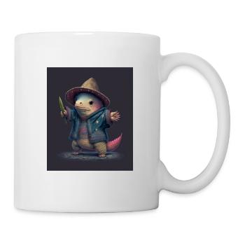Poisson Mexicain Marche Kawaii Dabbing Mexicain - Mug blanc - blanc - Droite
