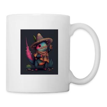 Poisson Mexicain Marche Kawaii Dabbing Mexicain - Mug blanc - blanc - Droite