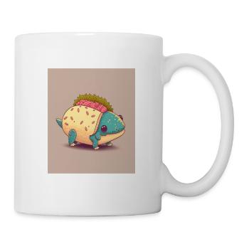 J’adore les tacos Morphed Axolotl Taco Lover - Mug blanc - blanc - Droite