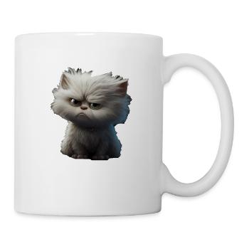 Bevor du fragst Nein - Tasse - Weiß - Rechts