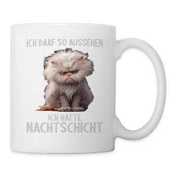 Nachtschicht Dienst Krankenschwester Pflegekraft - Tasse - Weiß - Rechts