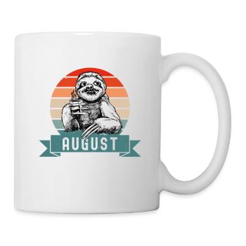 Legends Were Born In August 1999 Faultier Sloth - Mug - white - Right