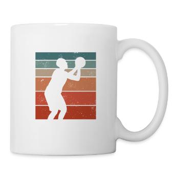 Je Peux Pas J'ai Basket Basket-ball Basketteur - Mug blanc - blanc - Droite