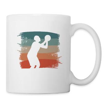Je Peux Pas J'ai Basket Basket-ball Basketteur - Mug blanc - blanc - Droite