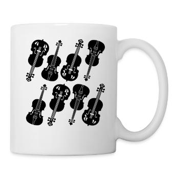 Double Bass Player Double Bassist - Double Bass In - Mug - white - Right