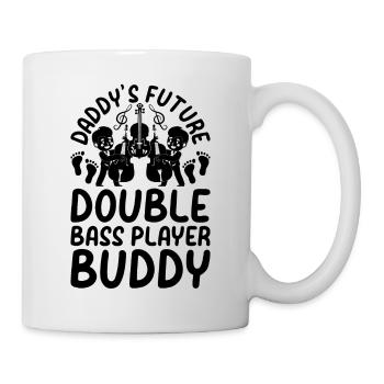 Le futur contrebassiste de papa Buddy - Double B - Mug blanc - blanc - Droite