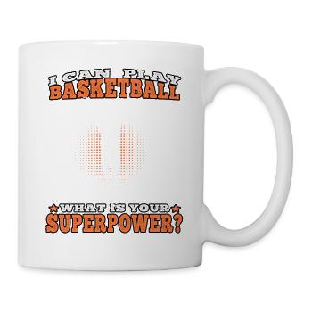 I play Basketball Basketball Basketball Player - Mug - white - Right