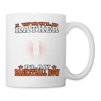 Plutôt basket-ball basketteur joueur basketteur - Mug blanc - blanc - Droite