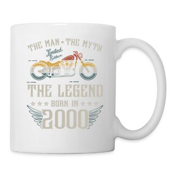 L'homme Le Mythe La Légende Né En 2000 Cadeau - Mug blanc - blanc - Droite