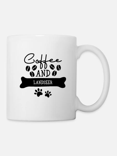 Coffee and landseer - Tasse - Weiß