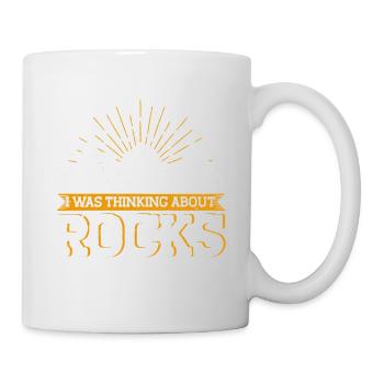 Géologue de la géologie collectrice de roches - Mug blanc - blanc - Droite