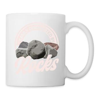 Géologue de la géologie collectrice de roches - Mug blanc - blanc - Droite