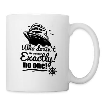 Sea Cruise Ship Captain Gift - Mug - white - Right