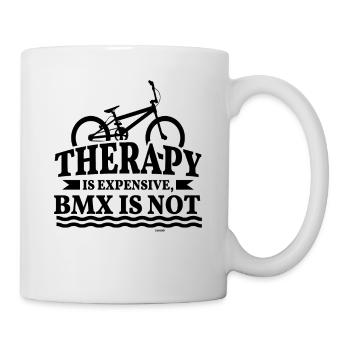 Idée cadeau de cyclisme BMX thérapeutique - Mug blanc - blanc - Droite