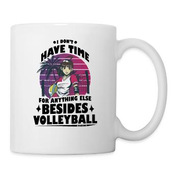 Volley-ball - Mug blanc - blanc - Droite