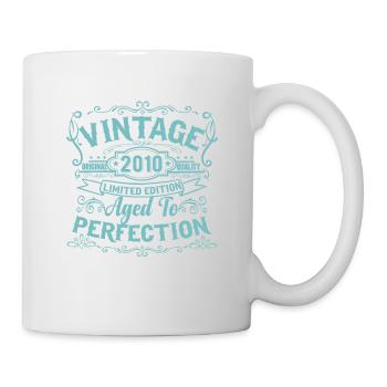 Limited Edition 2010 Vintage. Aged to Perfection - Mug - white - Right