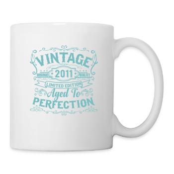 Limited Edition 2011 Vintage. Aged to Perfection - Tasse - Weiß - Rechts