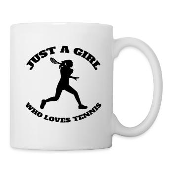 Tennis Player Tennis Women Girls Tennis Club - Mug - white - Right
