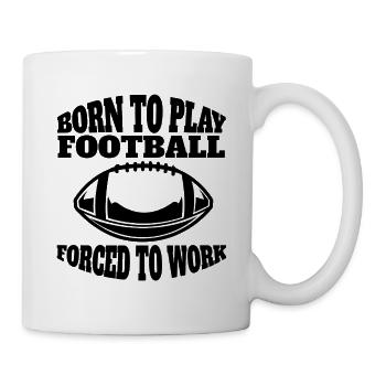 American Football Footballspieler Footballtrainer - Tasse - Weiß - Rechts