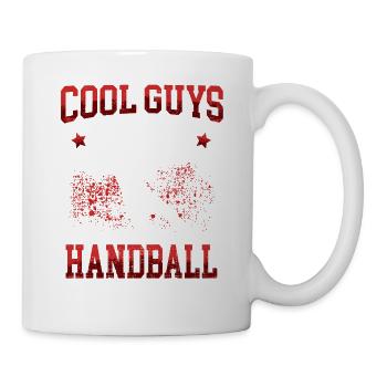 würde lieber Handball spielen Handballer - Tasse - Weiß - Rechts