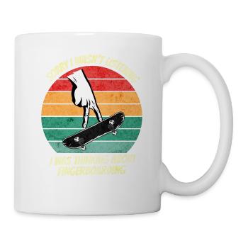 Fingerboarding Shirt, Fingerboard Shirt, Fingerboa - Mug - white - Right