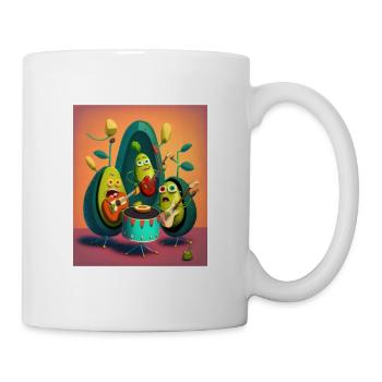 Musicien américano-mexicain Groupe culinaire mexicain - Mug blanc - blanc - Droite