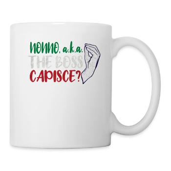 Italian Nonno Shirt, Funny Italian Shirt, Nonno Gi - Mug - white - Right
