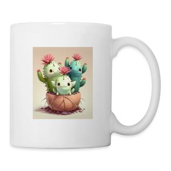 Mexican Cactus Plant Lover Cactus Axolotl Mexican - Mug - white - Right