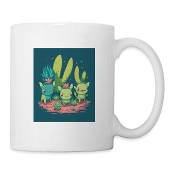 Mexican Cactus Plant Lover Cactus Axolotl Mexican - Mug - white - Right