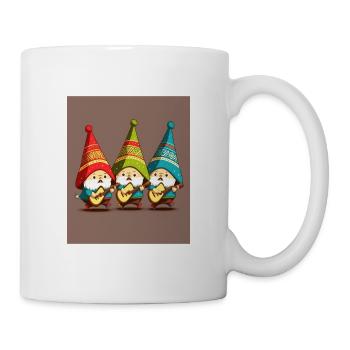 Gnome Playing Musical Instruments Mexican Gnomes - Tasse - Weiß - Rechts