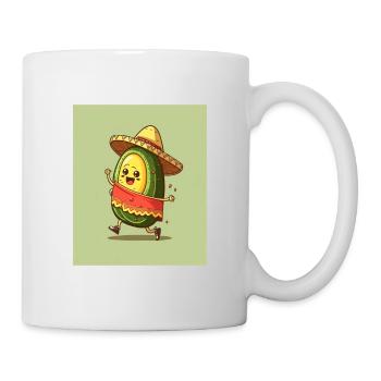 J’adore les avocats Avocat portant du sombrero - Mug blanc - blanc - Droite
