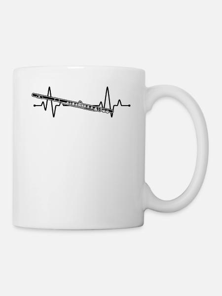 Flûtiste Flûtiste - Mug blanc - blanc