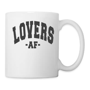 AMOUREUX AF SAINT-VALENTIN EN DISANT FEMMES HOMMES - Mug blanc - blanc - Droite