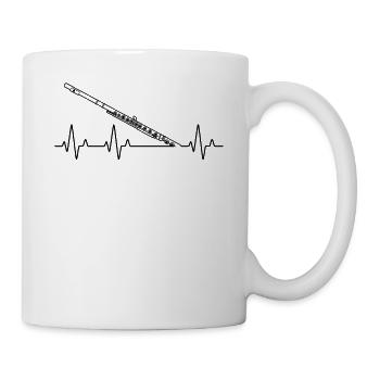 Flute Flute player Flutist - Mug - white - Right