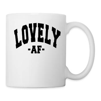 BELLE AF, JOUR DE LA SAINT-VALENTIN EN DISANT HOMMES FEMMES - Mug blanc - blanc - Droite