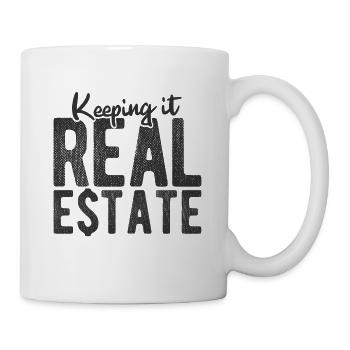 Immobilien-Händler Für Immobilien-Makler - Tasse - Weiß - Rechts