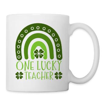 Un professeur heureux Pédagogue scolaire St. - Mug blanc - blanc - Droite