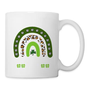 Happy St. Patrick's Day Vibes Clover - Mug - white - Right