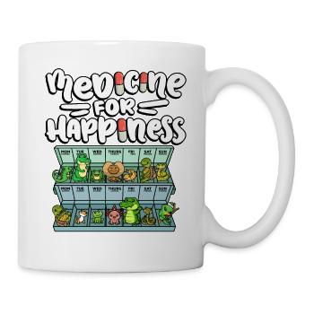 Medicine for Happiness Reptile Wildlife Animal Rescuer - Mug - white - Right