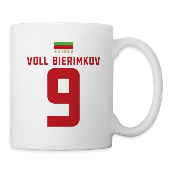 Sauf Trikot Fußball Partyurlaub Thekenmannschaft - Tasse - Weiß - Rechts