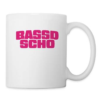 Bassd scho - Franken fränkisch fränggisch Geschenk - Tasse - Weiß - Rechts