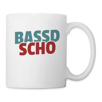 Bassd scho - Franken fränkisch fränggisch Geschenk - Tasse - Weiß - Rechts