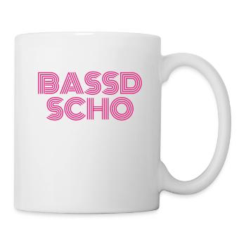 Bassd scho - Franken fränkisch fränggisch Geschenk - Tasse - Weiß - Rechts